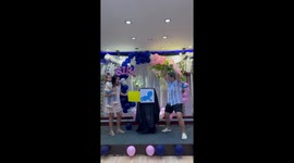 San Pedro celebration: joyful gender reveal party for the second born