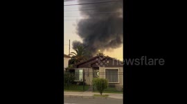 Chile: Large Fire Breaks Out In Santiago’s Pudahuel Industrial Area