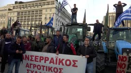 Greek farmers protest over high production costs in Athens