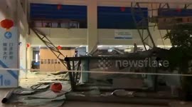 Ceiling collapse at hospital in southern China amid freezing rain