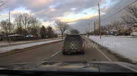 Police car chase suspect flies through the air when car crashes with one-year-old child inside