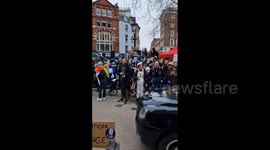 UK: Crowd Gathers Outside London Court To Show Support For Julian Assange On His Extradition Hearing 3