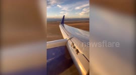 United Airlines flight makes emergency landing after wing comes apart mid-air