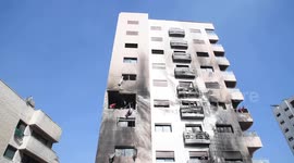 Israel strike targets residential building in Syrian capital upscale neighborhood