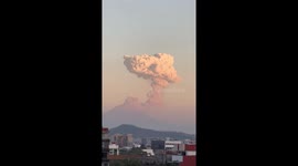 Spectacular eruption: Popocatepetl volcano unleashes ash plumes visible from Mexico City