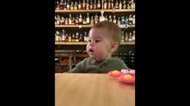 Baby Tastes Lemon For the First Time