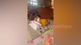 Boy, 5, has inflated stomach that weighs 15kg due to rare condition that blocks intestines
