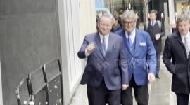 Mike Ashley arrives at High Court in London over legal battle with Morgan Stanley