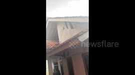 Indonesia: Destructive Tornado Sweeps Through Sumedang In West Java