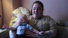 Miracle baby born weighing just 1lb has beaten the odds to celebrate his first birthday
