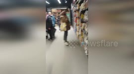 Activists Spark Chaos in Supermarket to Demand Food Security in Paris, France