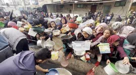 Childhood in Crisis: Gaza Kids Struggle for Food Amid War Devastation