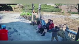 Hammock snaps sending two women tumbling down slope