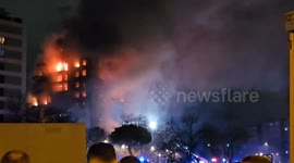 Four dead as fire rips through apartment blocks in Valencia