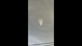 Tornado Strikes Jatinangor District, Indonesia