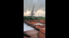 A Turbulent Tornado In Indonesia