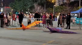 A Remote-controlled Performance Celebrate Lantern Festival in Chongqing, China