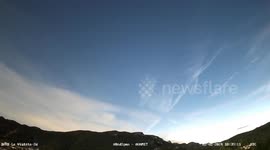 Massive Sporadic Fireball Lights Up Sky at Sunset in Murcia, Spain