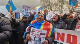 Congolese diaspora in London make impassioned plea to help stop violence in the DR Congo