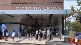 Community Open Day at Victoria Cross Station in Sydney, Australia
