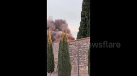 Massive fire engulfs Valencia residential complex, claims at least 10 lives
