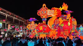 Tourists during Spring Festival holiday in Xi'an, China