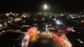 East China village holds lantern show featuring Chinese zodiac animals