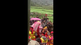 Giant penis procession festival in Vietnam on the 15th day of the first lunar month in Vietnam