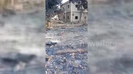Israeli Air Strike Smashes Homes In South Lebanon
