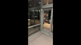 Man Walks Right Into Sliding Door