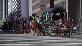 92nd Downtown Rodeo Parade held in Houston