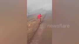 Hundreds of schoolchildren flee as crop burning smoke engulfs school in Thailand