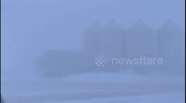 Wintry challenges in Eatonia, Saskatchewan, as Alberta clipper disrupts travel