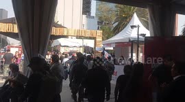 Así estuvo la feria del taco 2024. Breve captura por la entrada del evento donde se puede apreciar la gran aceptación que tuvo