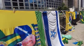 Pro-Bolsonaro Demonstration Takes Place in Sao Paulo, Brazil