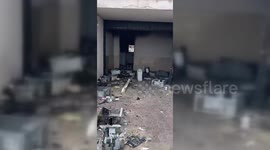Gaza College Campus Left In Ruins In Khan Yunis