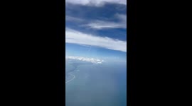 Plane passenger records the launch of historic Chandrayaan-3