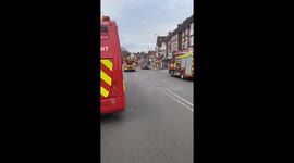 Fire Incident at Wembley Park Food Center in Wembley Park Road
