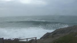 Towan Head overlooking Fistral beach, its a local beauty spot