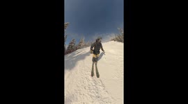 Ski Dad's Playful Joke Goes Wrong