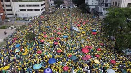 Thousands line streets of Sao Paulo in support of former president Jair Bolsonaro