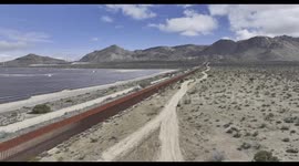 Guardian Barrier: Jacumba Hot Springs Border Wall Securing the US-Mexico Divide