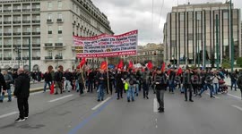 Demonstration to mark Tempe train accident is held in Athens, Greece