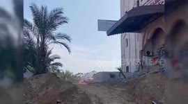 Gaza Hospital in Beit Lahia Lies In Ruins