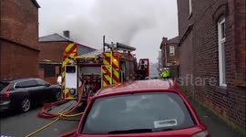 Woman left with “serious injuries” after gas explosion rips through terraced home