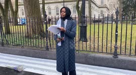 24 Hour Vigil Reading Of Names For Gaza At City Hall