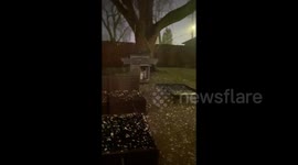Hellacious hail slams Chicago amid tornado-warned storms