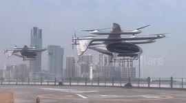 Air taxi makes world's first successful demo flight between two cities