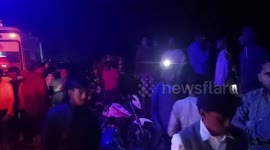 Speeding train ploughs into pedestrians on tracks killing at least two in India