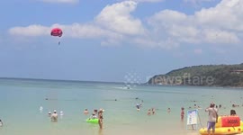 Chinese woman injured in horror parasailing accident in Phuket, Thailand